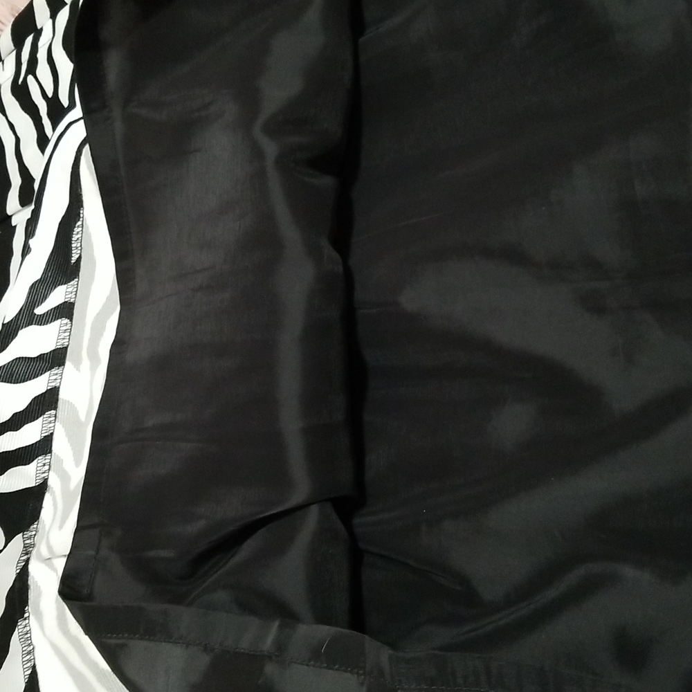 Express Design Studio Zebra Print Pleated Skirt - image 8